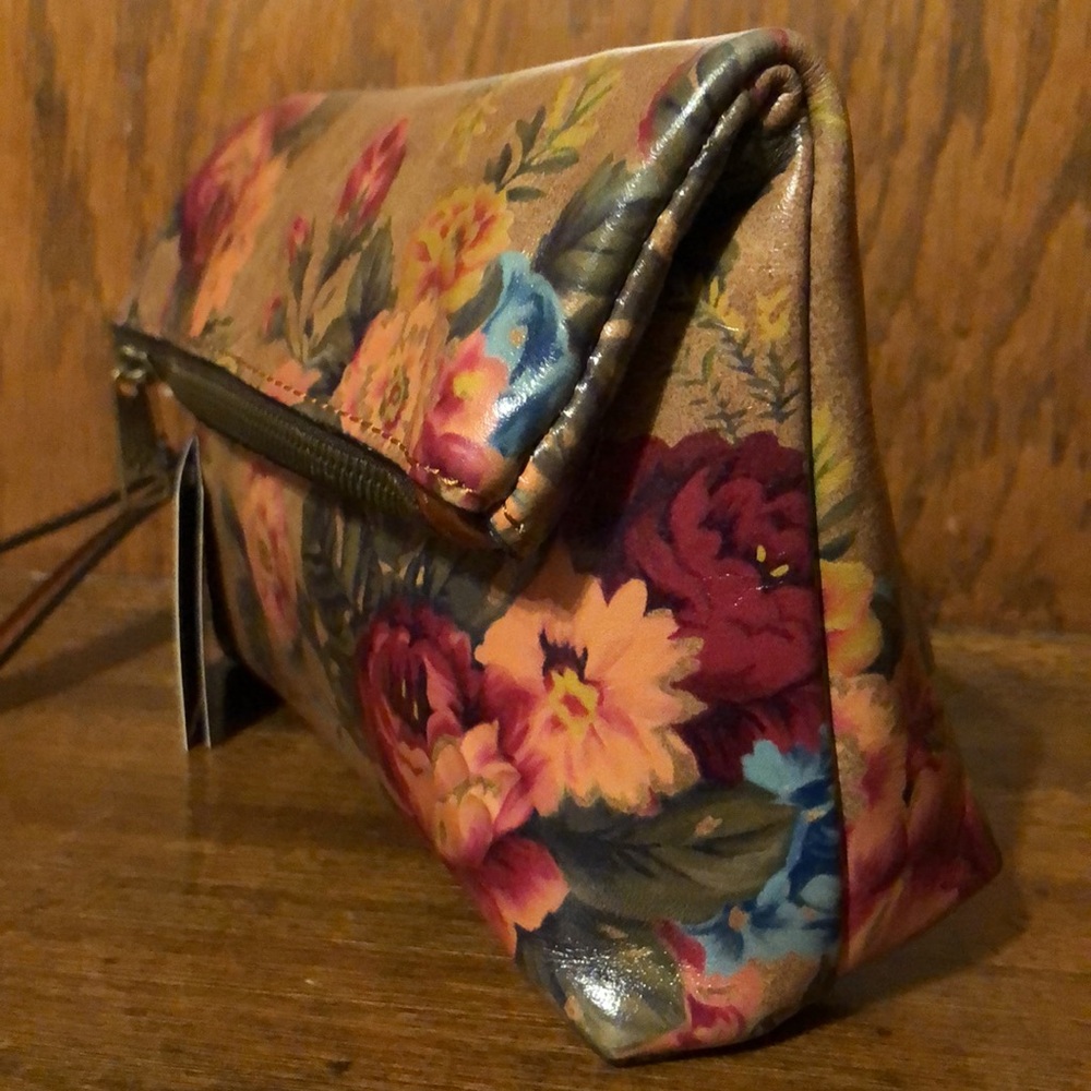 NWT-Patricia Nash-Vintage Victorian Garden-Valerie-Zip Wristlet Pouch/Clutch-$99 - Picture 3 of 11